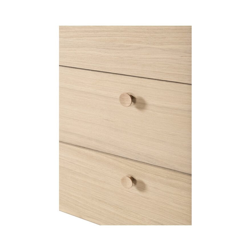 LUNA Skjenk 186x44 cm i Beige/natur