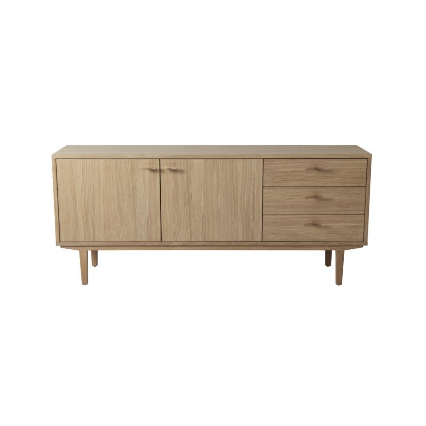 MALMØ Skjenk 186x44 cm i Beige/natur