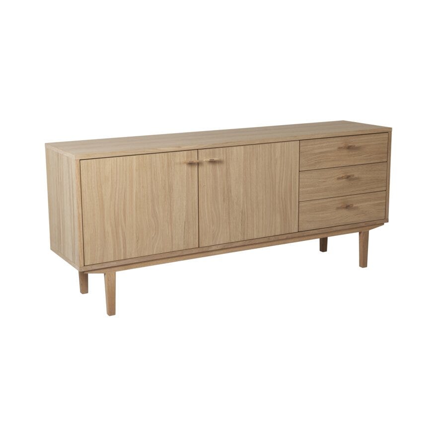 MALMØ Skjenk 186x44 cm i Beige/natur