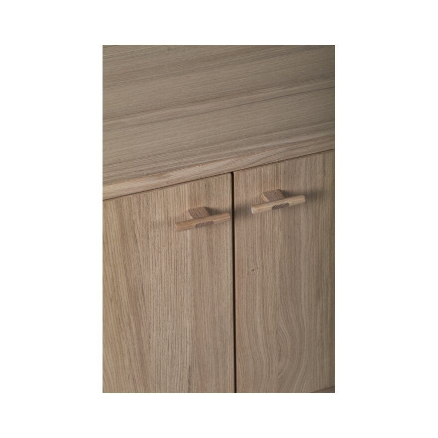 MALMØ Skjenk 186x44 cm i Beige/natur