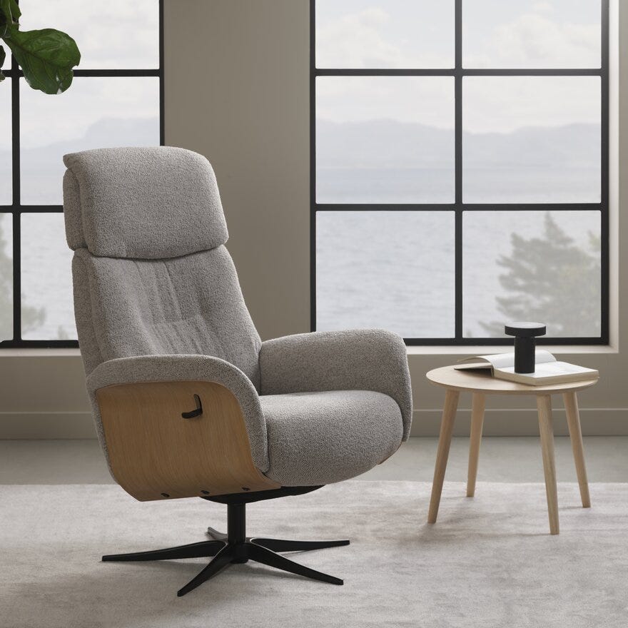 GRANDE Hvilestol i Beige/natur