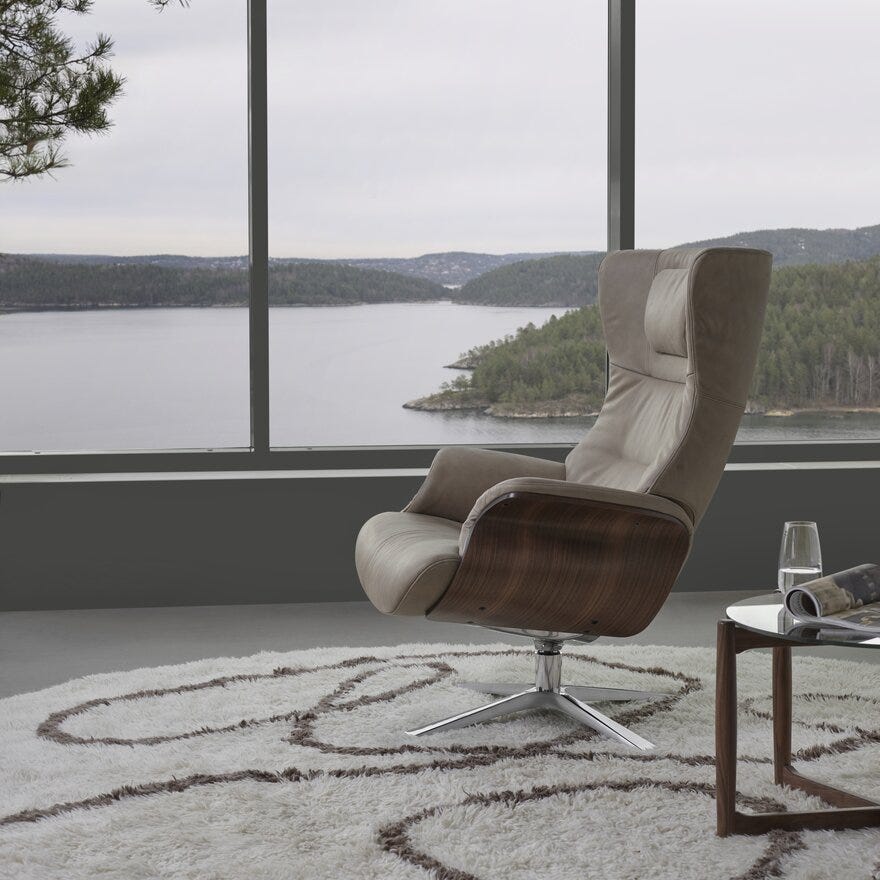 Conform AFTERWORK Hvilestol i Beige/natur designet av Jahn Aamodt