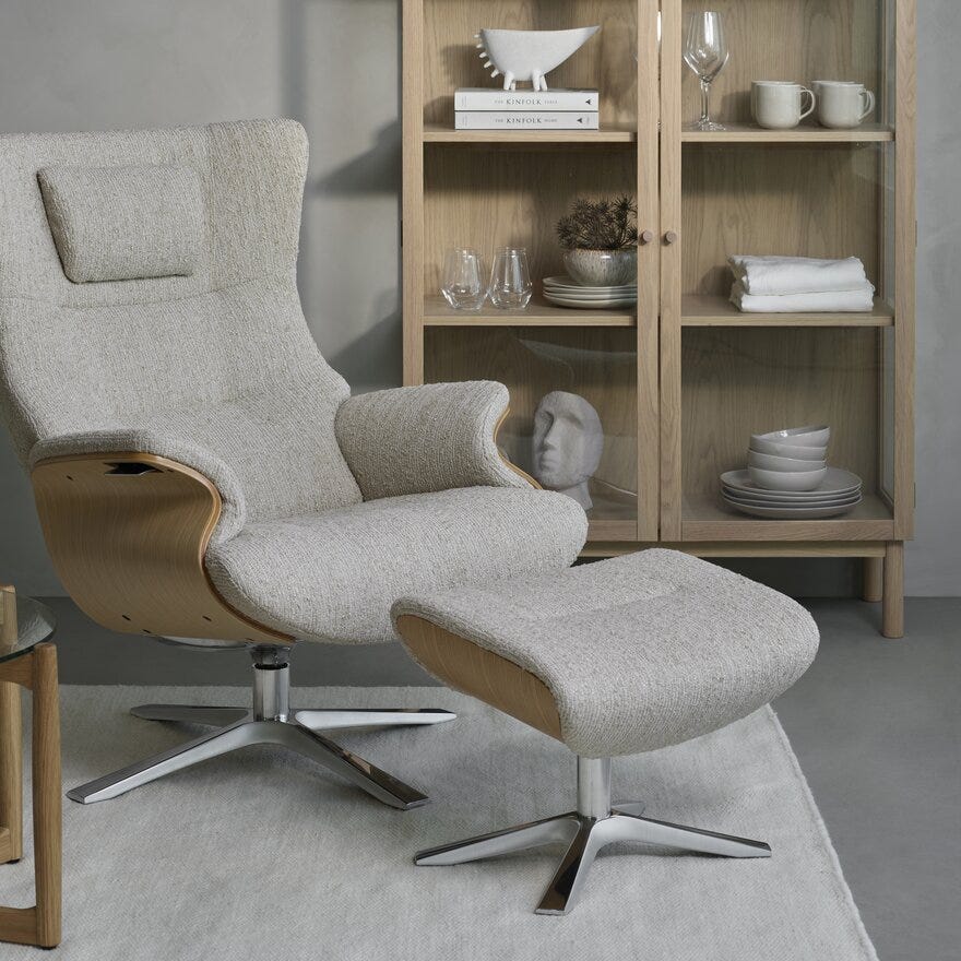 Conform AFTERWORK Hvilestol i Beige/natur designet av Jahn Aamodt
