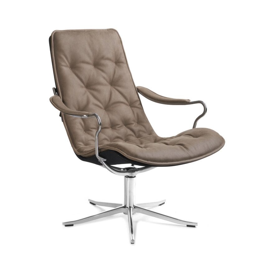 Conform BRAVO Hvilestol i Beige/natur designet av Jan Ekström