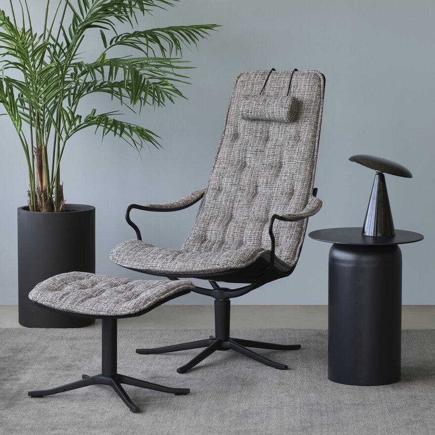 Conform BRAVO Hvilestol i Blå designet av Jan Ekström