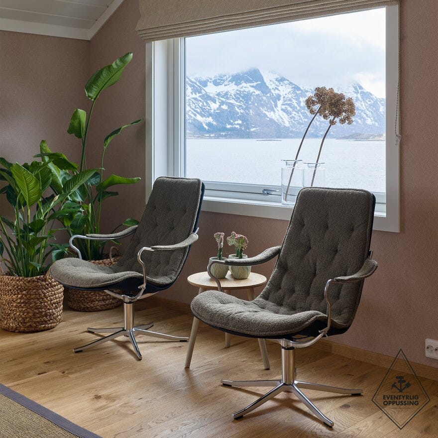 Conform BRAVO Hvilestol i Beige/natur designet av Jan Ekström