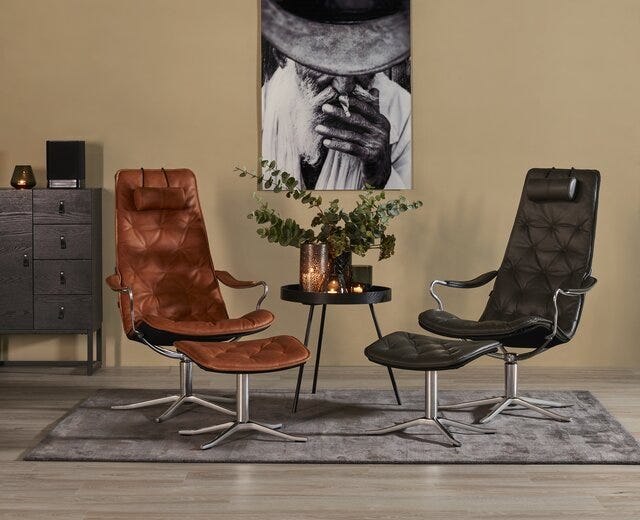 Conform BRAVO Hvilestol i Brun designet av Jan Ekström