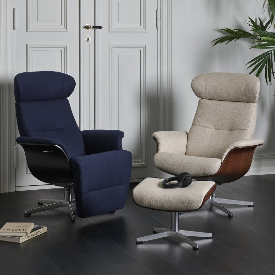 Conform TIMEOUT Hvilestol i Beige/natur designet av Jahn Aamodt