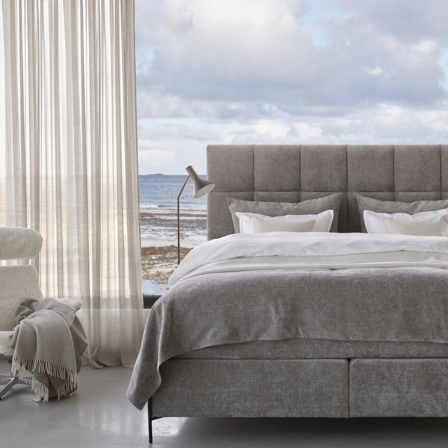Signature Collection Sleeping LINDØY Sengeteppe 130x300 cm i Hvit