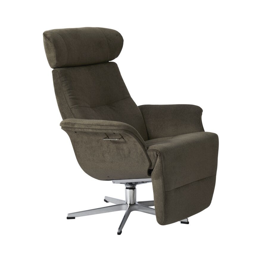 Conform TIMEOUT Hvilestol med fothviler i Beige/natur designet av Jahn Aamodt