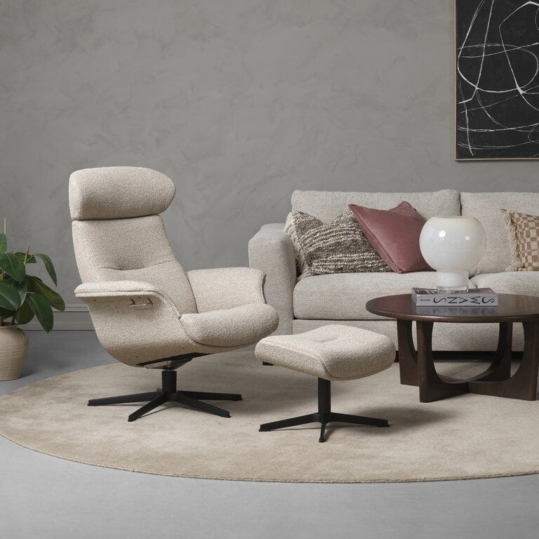 Conform TIMEOUT Hvilestol i Beige/natur designet av Jahn Aamodt