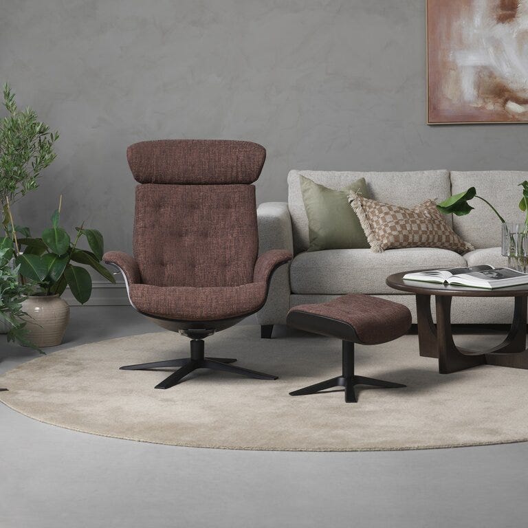 Conform TIMEOUT Hvilestol i Brun designet av Jahn Aamodt