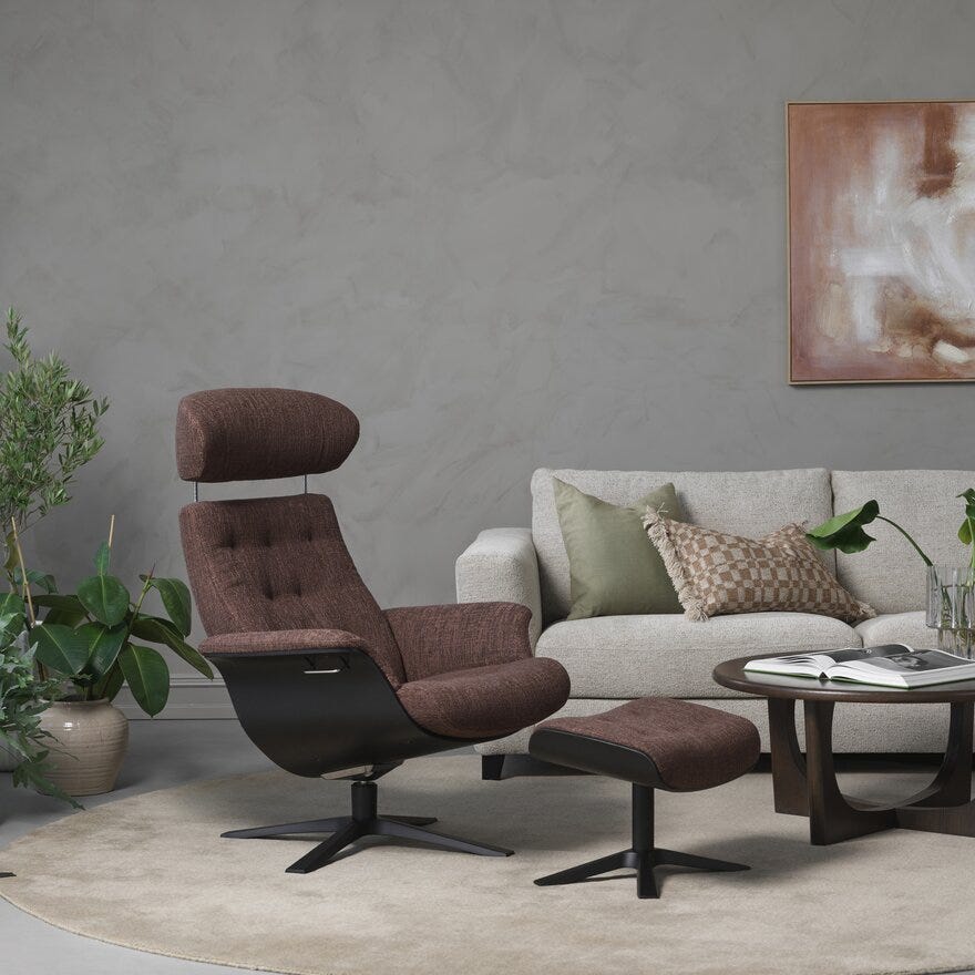 Halvor Bakke GABEL Rundt teppe Ø160 cm i Beige/natur designet av Halvor Bakke