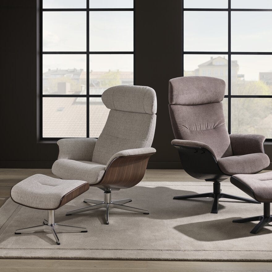 Conform TIMEOUT Hvilestol i Beige/natur designet av Jahn Aamodt