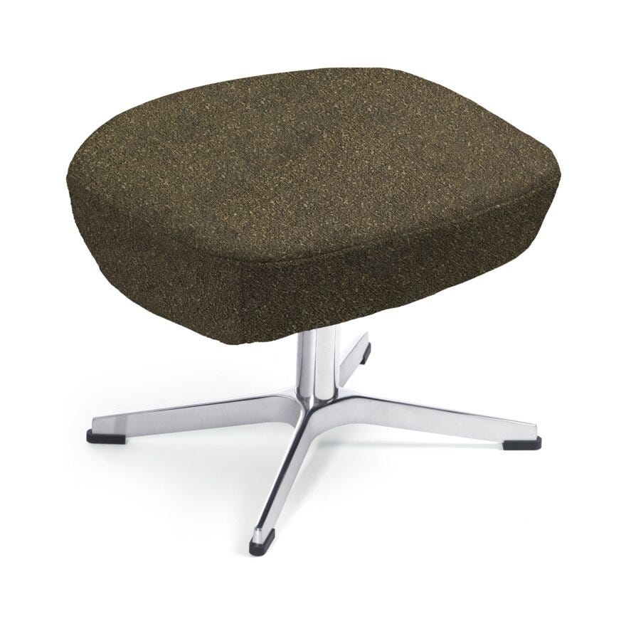 Conform TURTLE Fotskammel i Brun designet av Lenka Teilmann