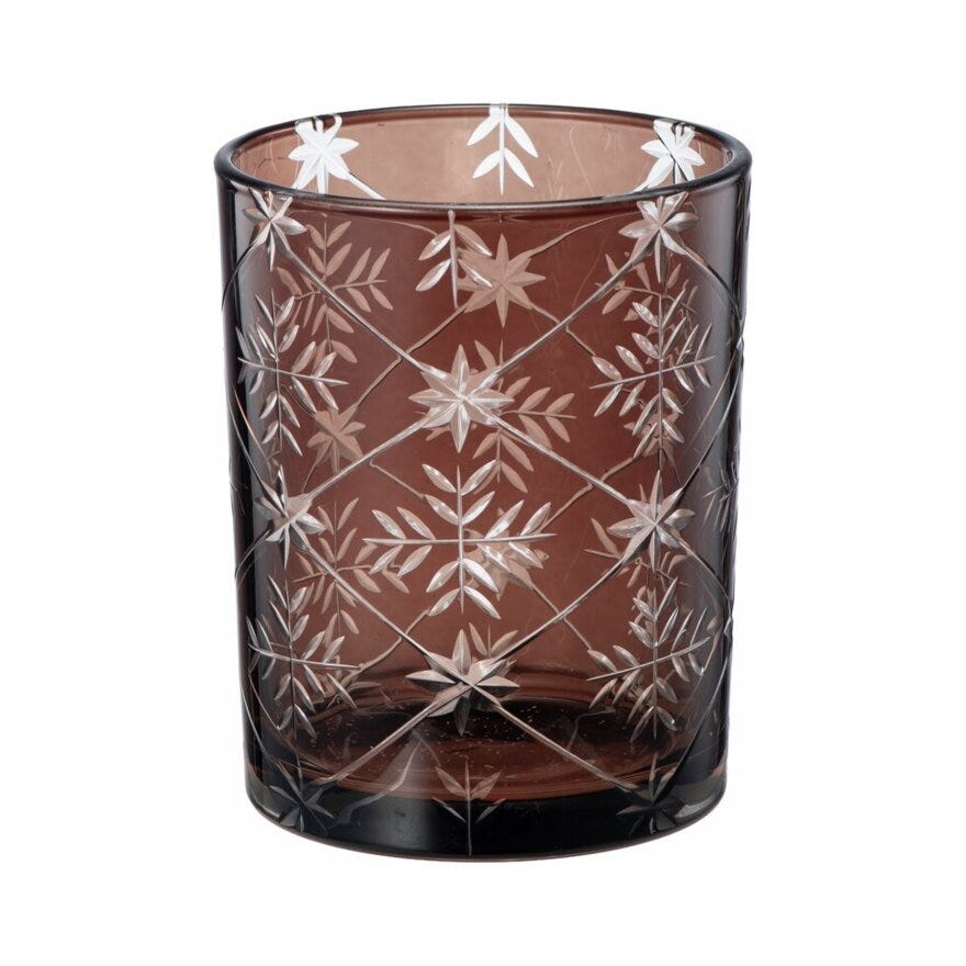 Holmen ALFRED Julelysholder Ø10 cm i Brun
