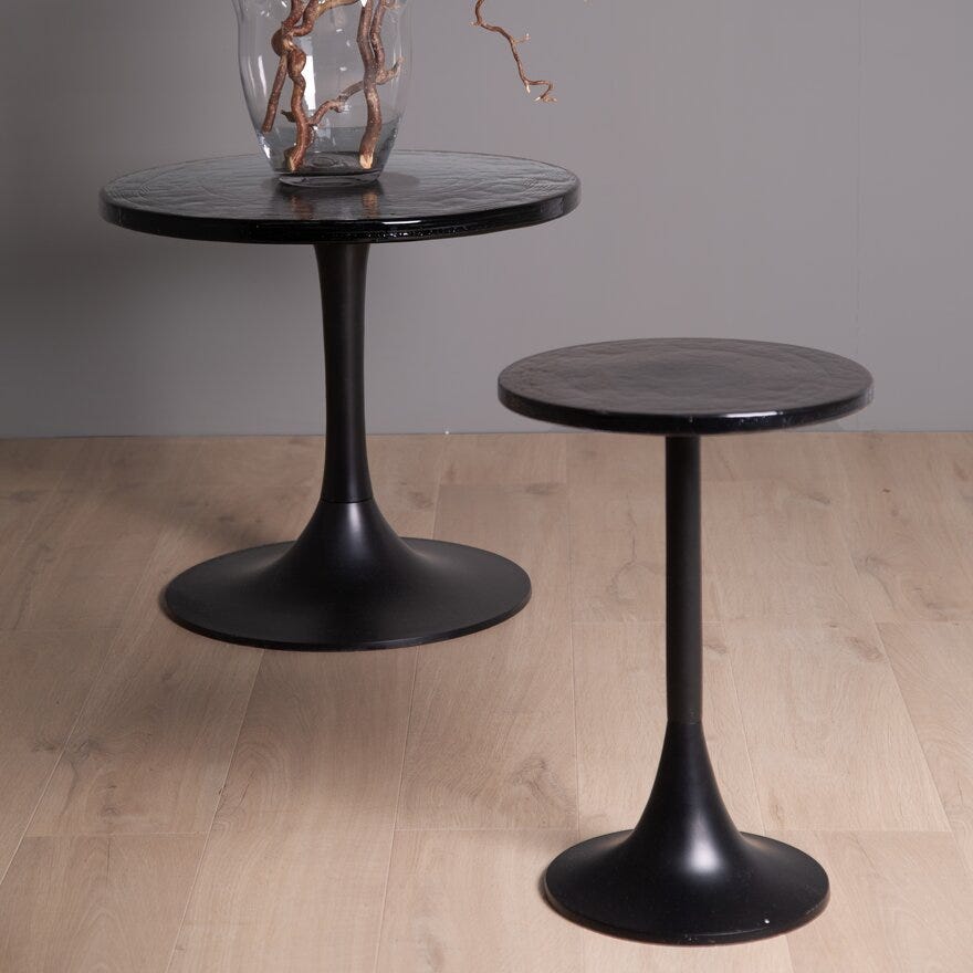 AREZZO Sidebord Ø36 cm i Klar