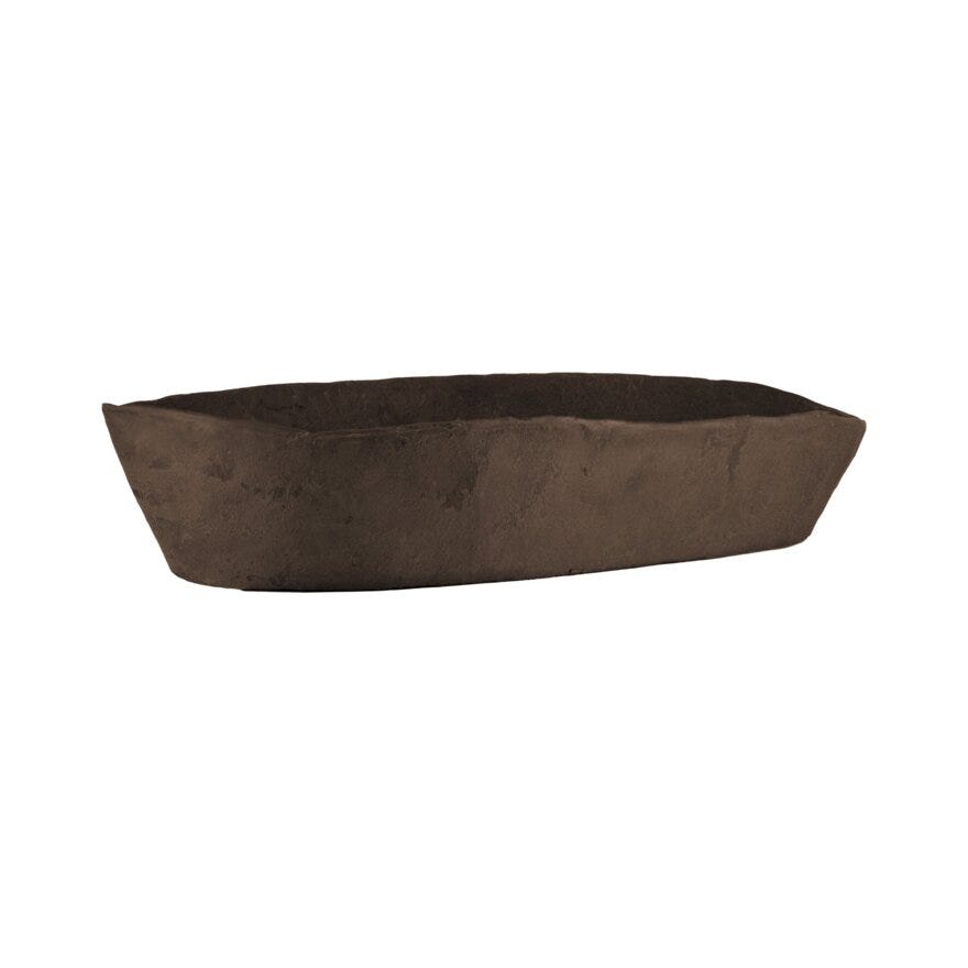 Holmen CALVIN Fat 22.5x49 cm i Svart