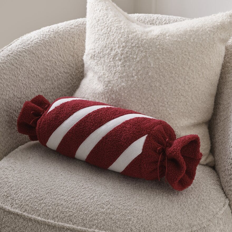 Holmen CANDY Julepute 13x54 cm i Rød