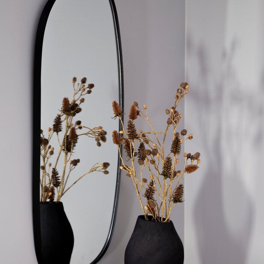Holmen AMERA Vase H43 cm i Svart