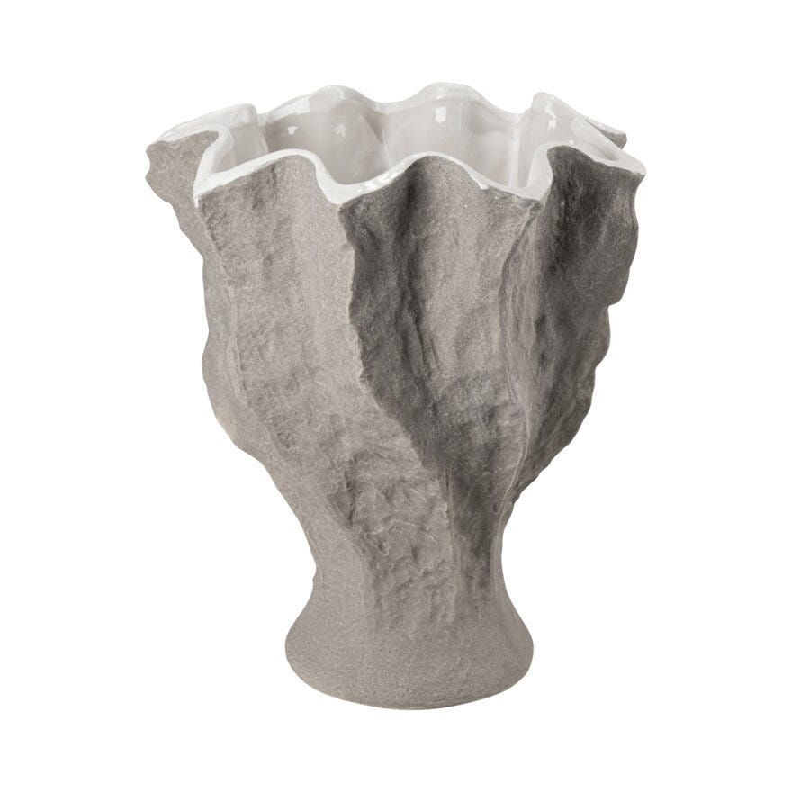 Holmen CASIA Vase H33 cm i Hvit