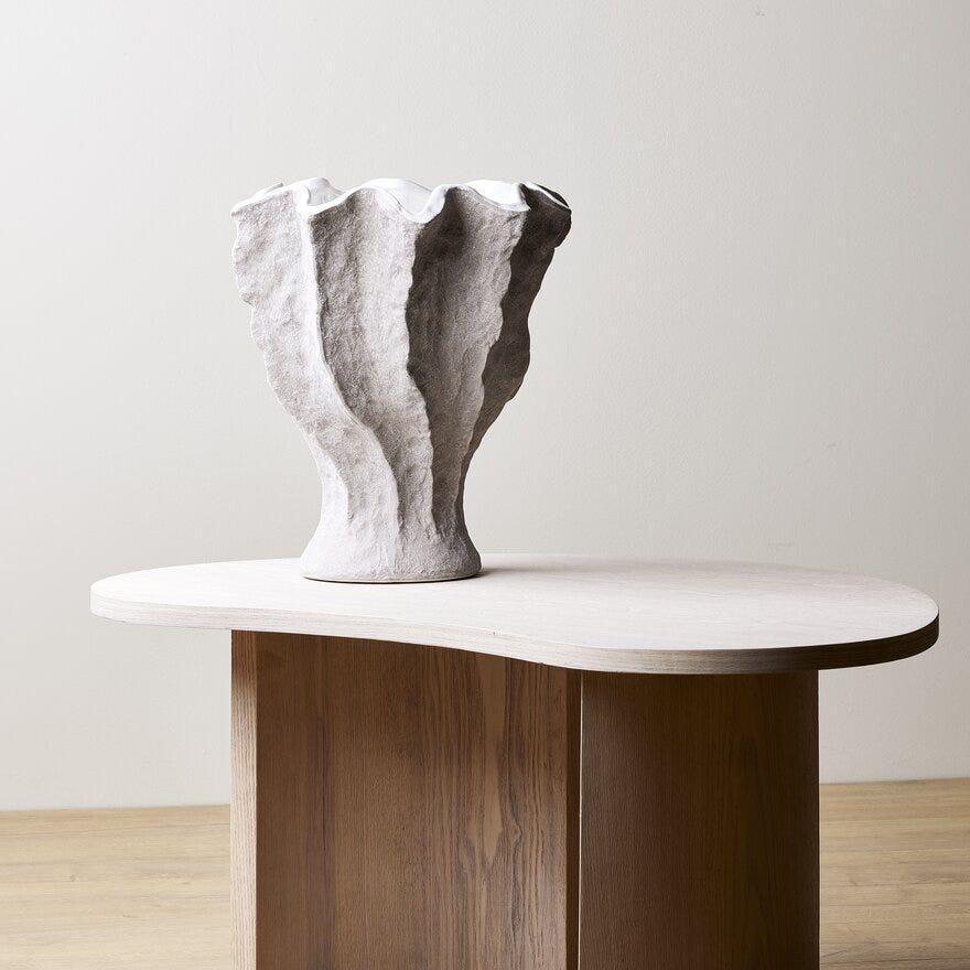Holmen CASIA Vase H33 cm i Hvit