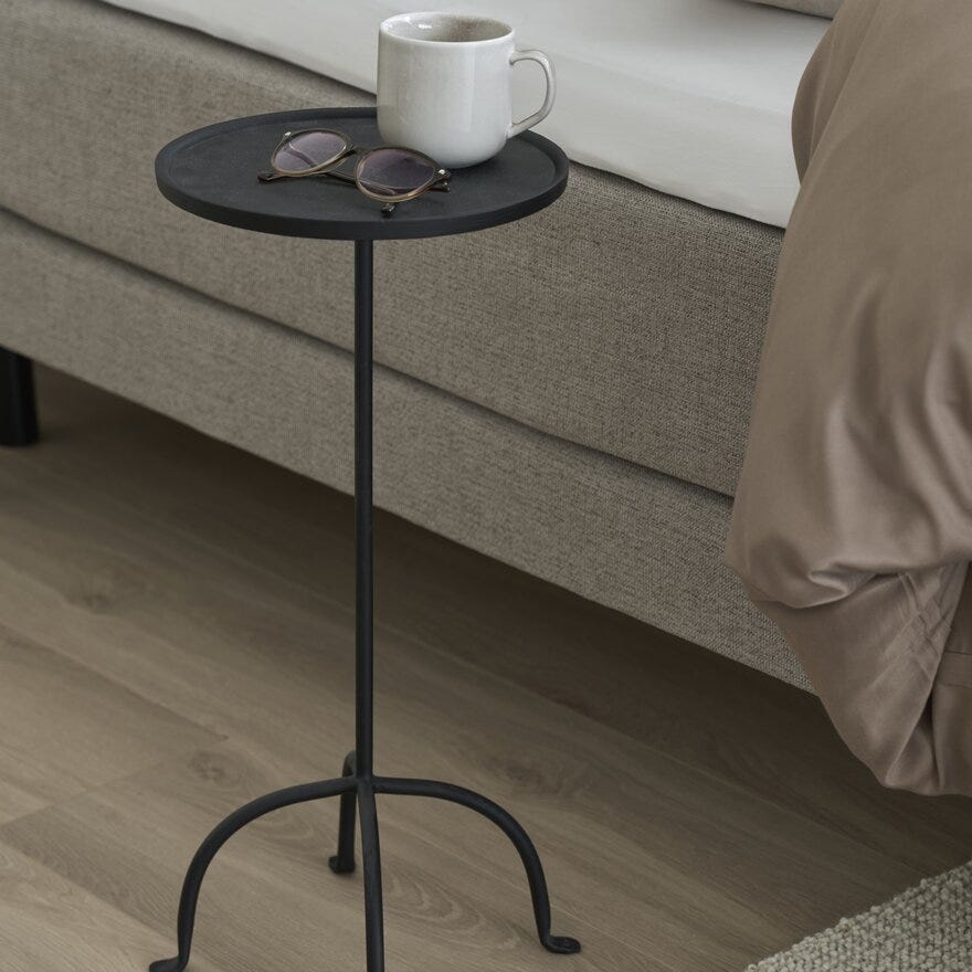 Holmen CELMA Sidebord Ø27.5 cm i Svart