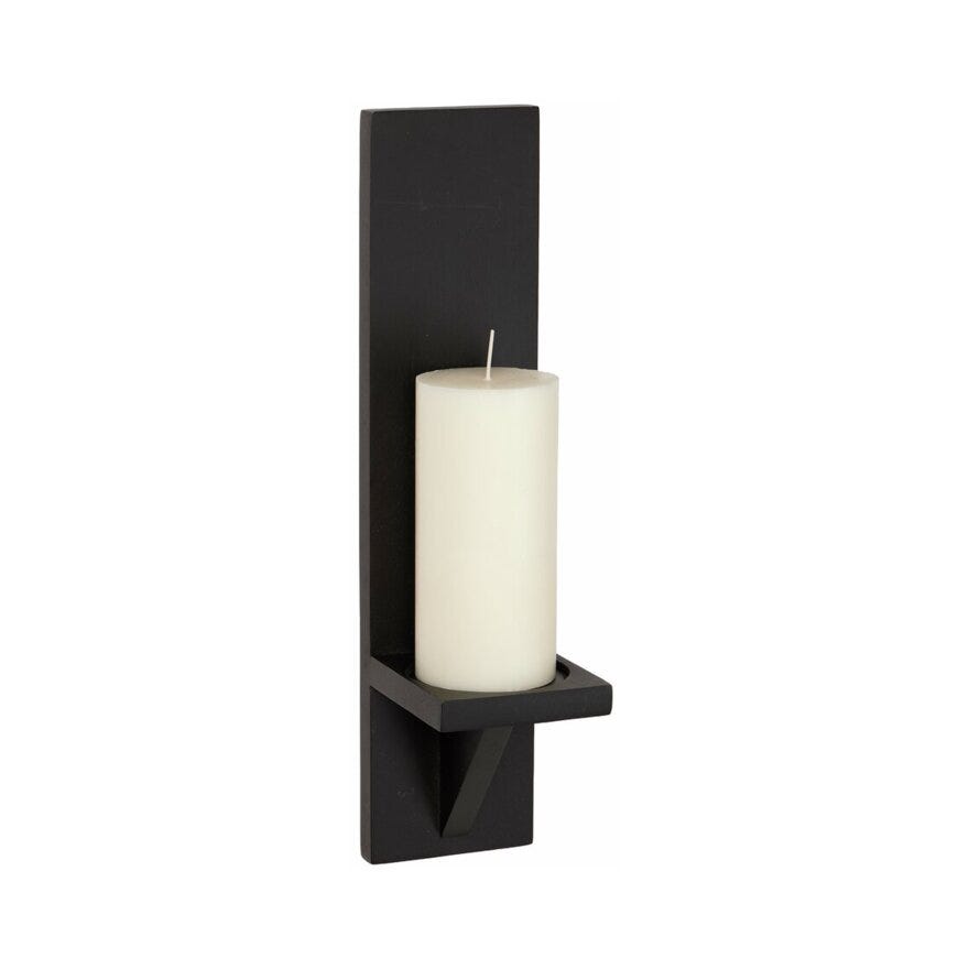 Holmen DAVID Vegglysestake H38 cm i Svart