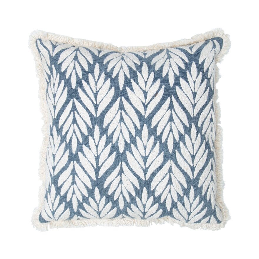 Holmen ELLIANA Pynteputetrekk 50x50 cm i Blå
