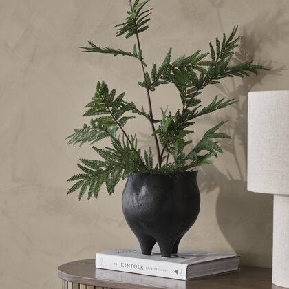 Ormbunke kunstig plante H70