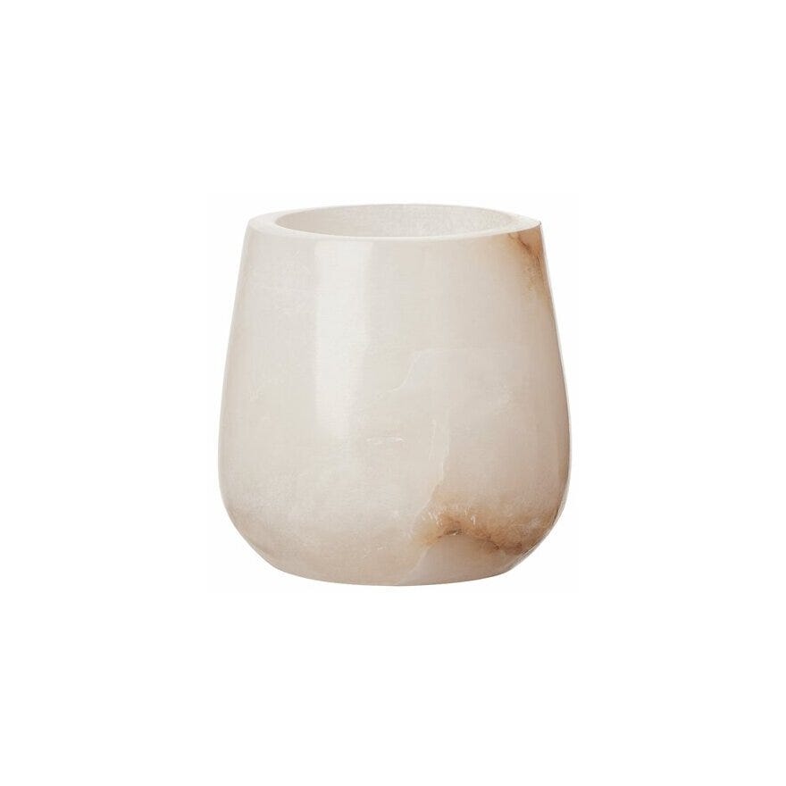 Holmen INDIA Telysholder H8 cm i Hvit