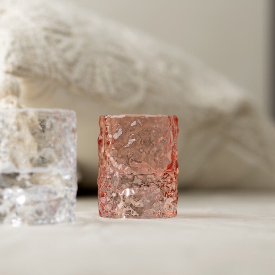 Holmen IRINI Telysholder H7.5 cm i Rosa