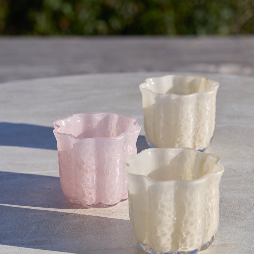Holmen JENNY Telysholder H8 cm i Rosa