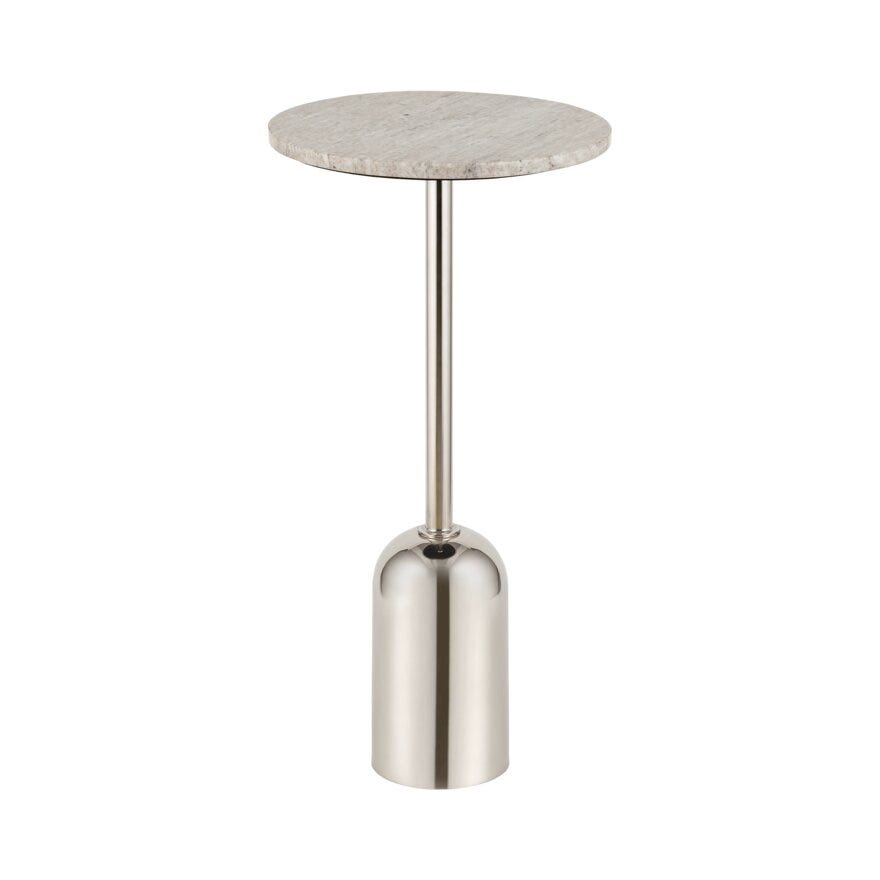 Holmen MELAN Sidebord Ø30.5 cm i Sølv