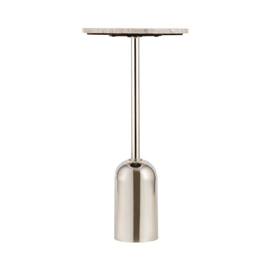 Holmen MELAN Sidebord Ø30.5 cm i Sølv