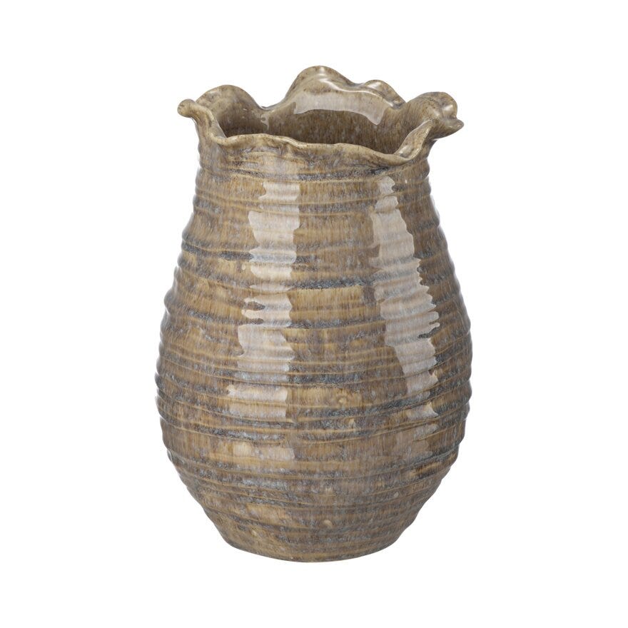 Holmen MORIO Vase H26 cm i Brun