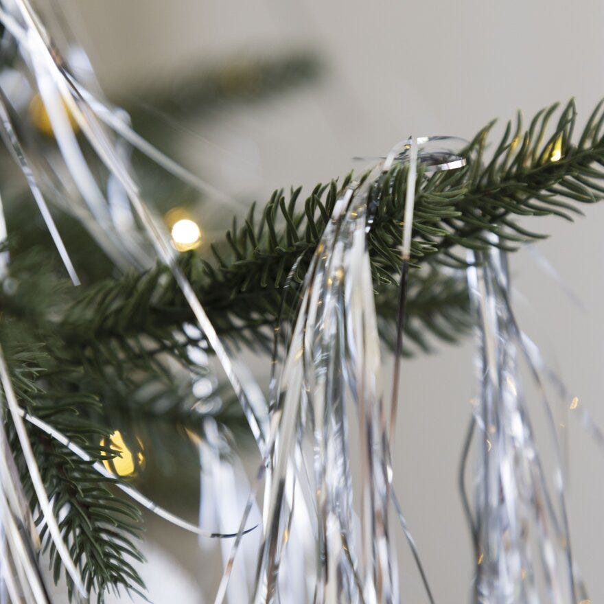 Holmen SHINE Juletrepynt L26 cm i Sølv