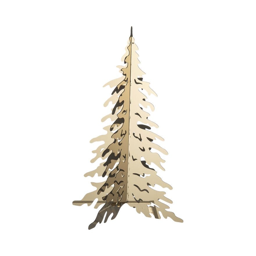 Holmen SKOG Juledekor H15 cm i Gull