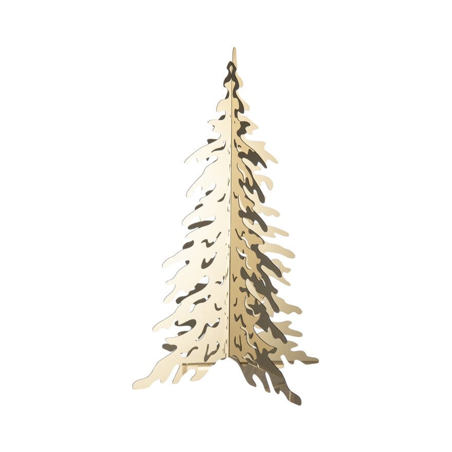 Holmen SKOG Juledekor H20 cm i Gull
