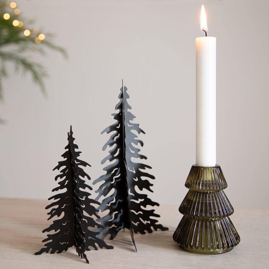 Holmen SKOG Juledekor H15 cm i Svart