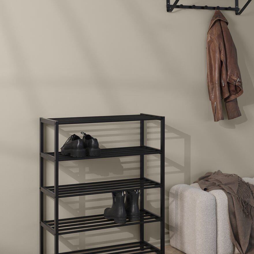 Holmen STORD Skohylle B90 cm i Svart