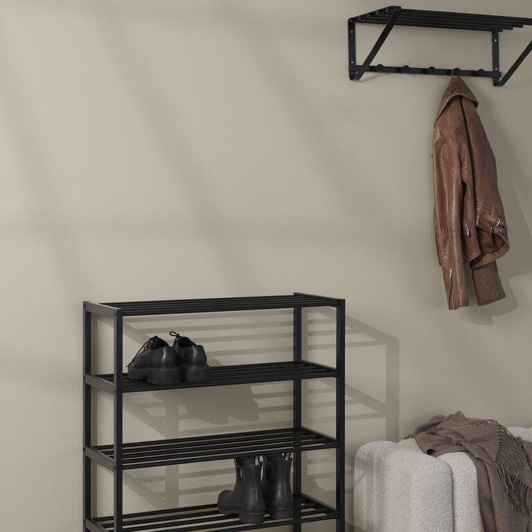 Holmen STORD Skohylle B70 cm i Svart