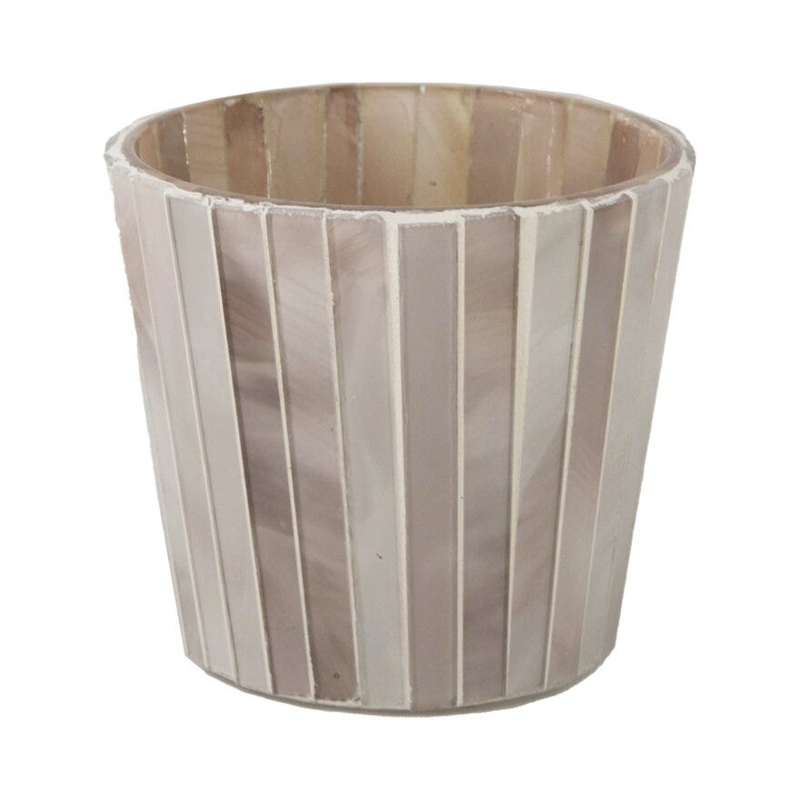 Holmen TOBLINO Telysholder H9 cm i Beige/natur