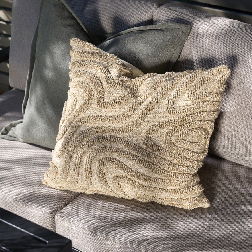 Holmen TURNER Pynteputetrekk 50x50 cm i Beige/natur