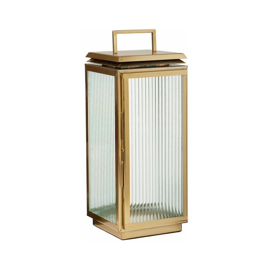 Holmen WESTSIDE Lykt H60 cm i Gull