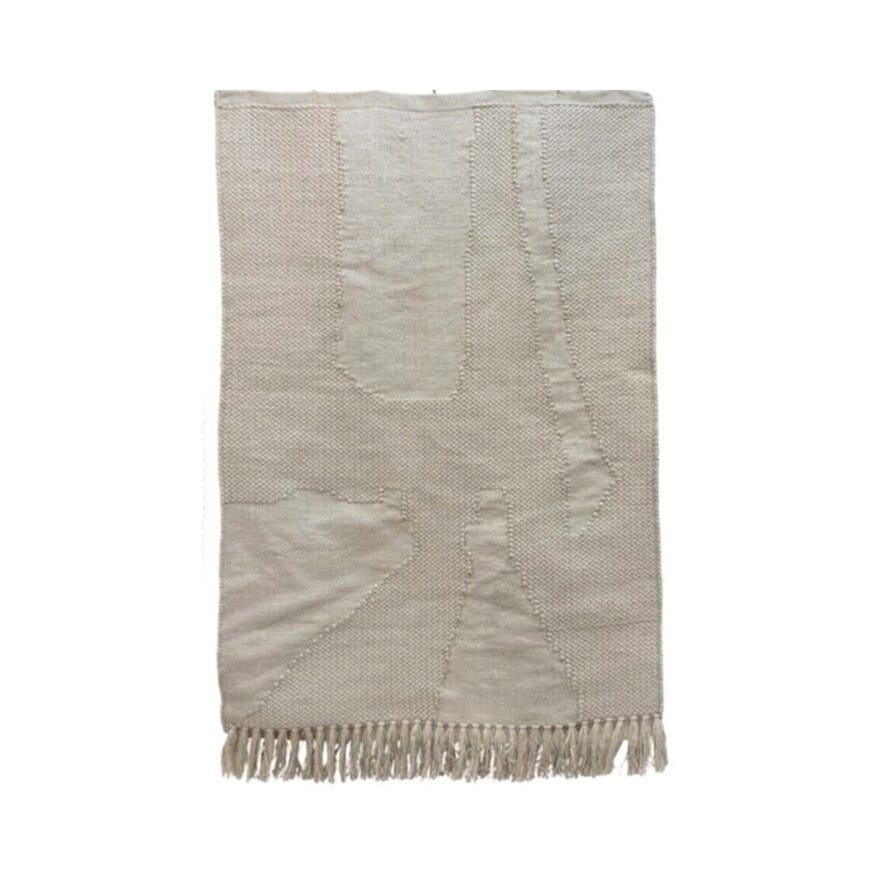 Holmen ZANDER Veggteppe 100x165 cm i Beige/natur