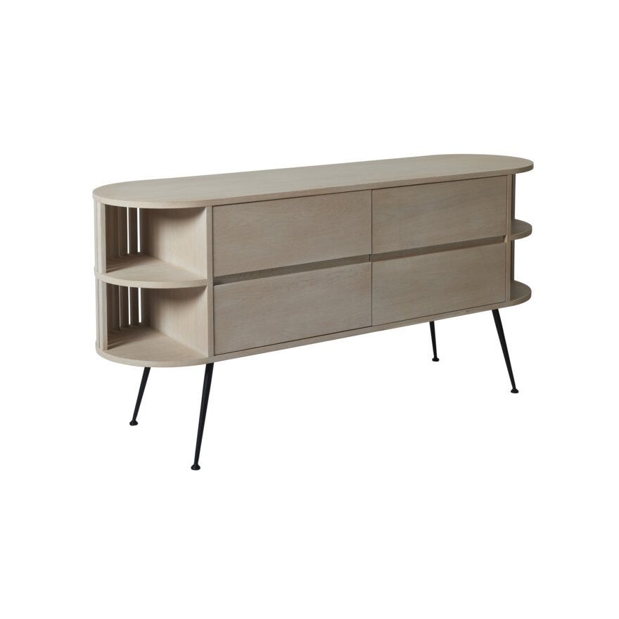 RECAP Skjenk 160x45 cm i Beige/natur