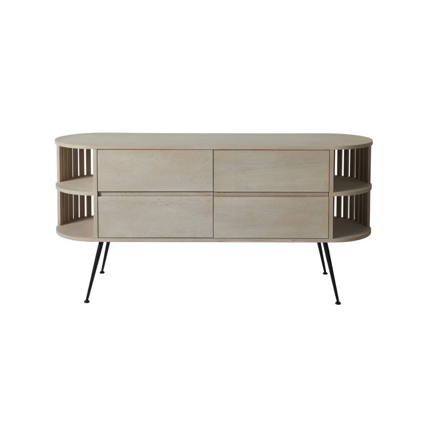 RECAP Skjenk 160x45 cm i Beige/natur