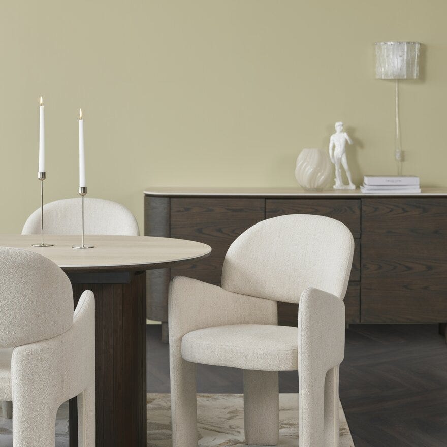 AOLE Spisestol i Beige/natur