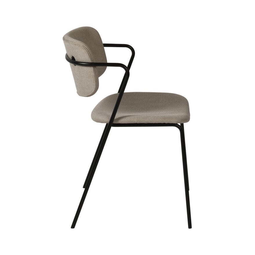 ZED Spisestol i Beige/natur